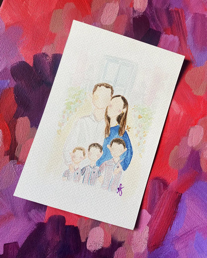 Retrato Personalizado • Hecho a mano